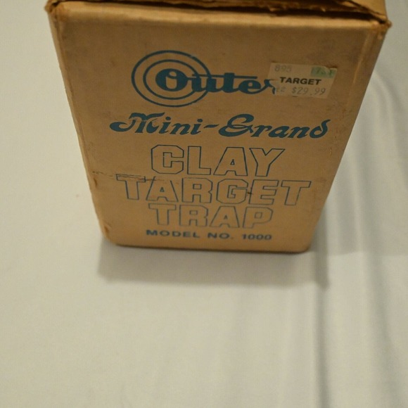 Deadstock Vtg Outers Mini-Grand Target Trap Portable Clay Pigeon Model 1000 USA - Picture 3 of 5